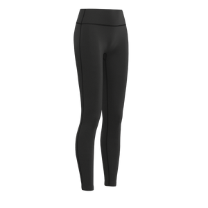 W No-Front Seam Legging - 3" WB - Luxe Brushed R - Black