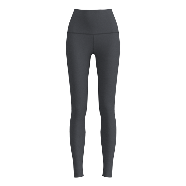 W No-Outseam Legging - 4" WB - Luxe Brushed R - Iron Gate