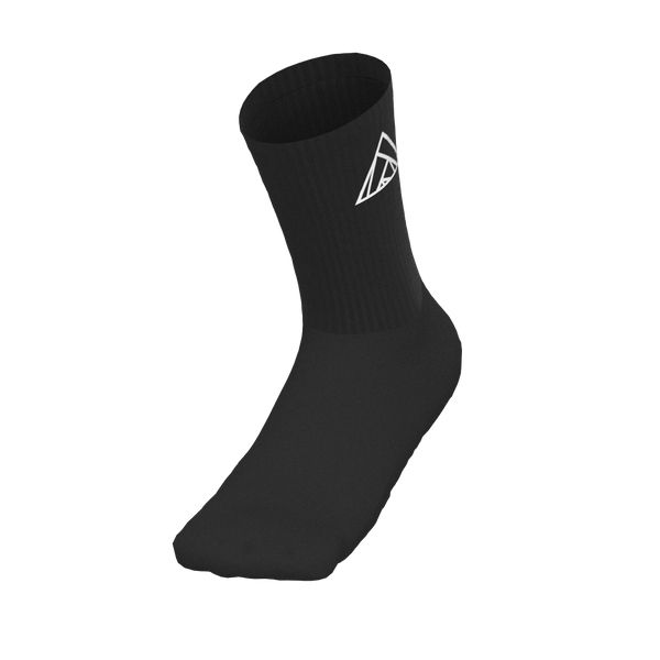 Everesting - TKA007 - Unisex Calf Sock 2 Pack - Plush - Black