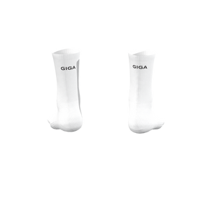 GIGA Fitness - TKA011 - Unisex High-Calf Sock 2 Pack - Plush - White