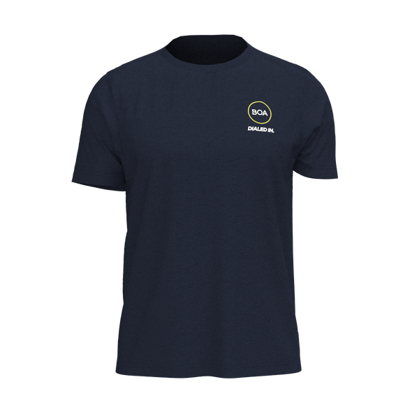 BOA - TKM015 - M SS Crew Tee - Coverstitch - Element R - Navy Blazer