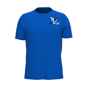P-FIT - TKM015 - M SS Crew Tee - Coverstitch - Element - Blue