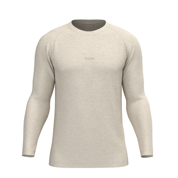 GIGA - TKM046 - M LS Raglan Tee - Element R - Sand Heather
