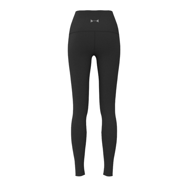 BODYBAR Pilates - TKW001 - W No-Outseam Legging - Luxe Brushed R - Black