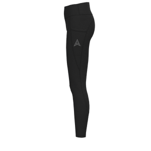Venture - TKW052 - W Pocket Legging - Luxe Brushed R - Black