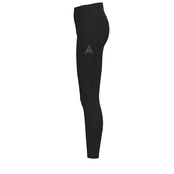 Venture - TKW052 - W Pocket Legging - Luxe Brushed R - Black