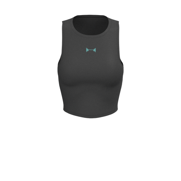 BODYBAR Pilates - TKW069 - W Performance Seam Tank - Luxe Brushed R - Black