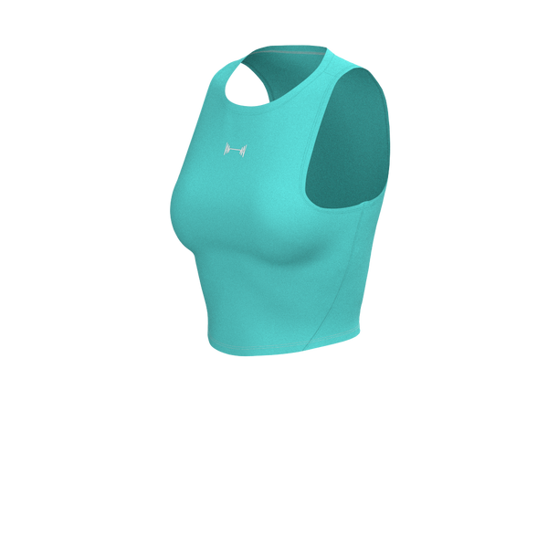 BODYBAR Pilates - TKW069 - W Performance Seam Tank - Luxe Brushed R - Blue Radiance