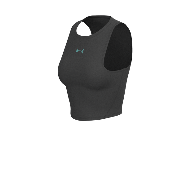 BODYBAR Pilates - TKW069 - W Performance Seam Tank - Luxe Brushed R - Black