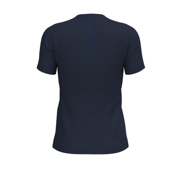 BOA - TKW075 - W SS Semi-Fitted Crew Tee - Coverstitch - Element R - Navy