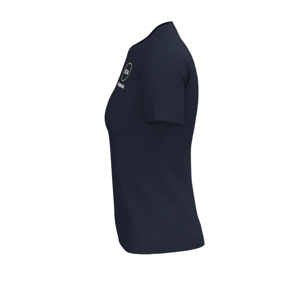 BOA - TKW075 - W SS Semi-Fitted Crew Tee - Coverstitch - Element R - Navy