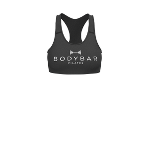 BODYBAR Pilates - TKW085 - W Racerback Bra - Luxe Brushed R - Black