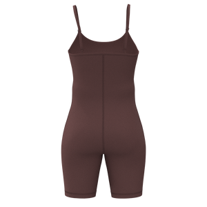 Recreation Sweat - TKW094 - W Spaghetti Romper-Cups - Luxe Brushed R - Marron/Rosewood