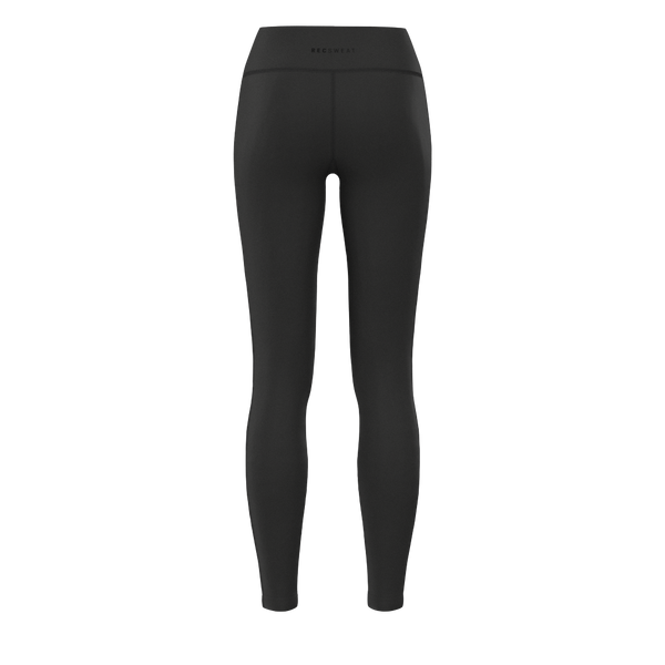 Recreation Sweat - TKW111 - W No-Front Seam Legging - 3" WB - Luxe Brushed R - Black