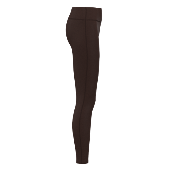 Recreation Sweat - TKW111 - W No-Front Seam Legging - 3" WB - Luxe Brushed R - Chicory Coffee