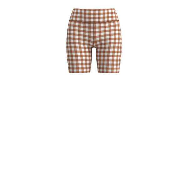 wayre - TKW104 - W Biker Short - 6.5" + 3" WB - Luxe Brushed R - Clay Plaid