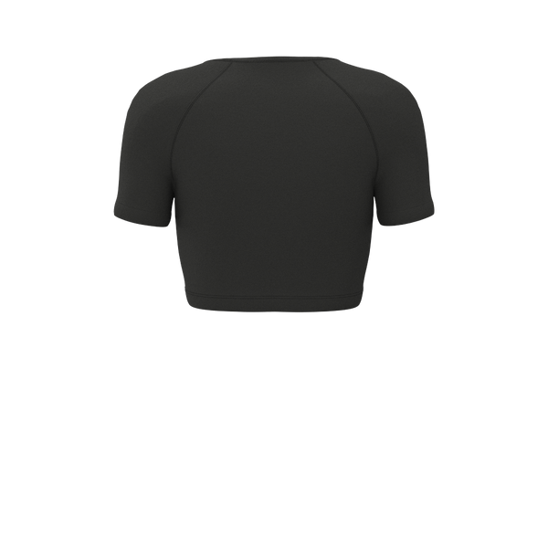 Recreation Sweat - TKW116 - W SS Crop Top - Luxe Brushed R - Black