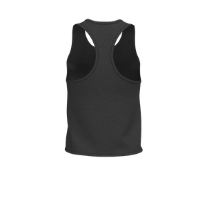 W Cropped Racerback Tank - Element R - Black