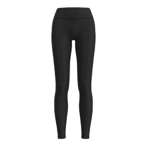 TKW134 - W Piped Legging - Luxe Brushed R - Black