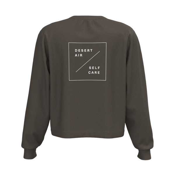 Civana - TKW147 - W LS Cropped Tee - Graphite
