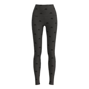 barre3 - BA001A - Signature Legging - Luxe Brushed R - Raven Rainbows