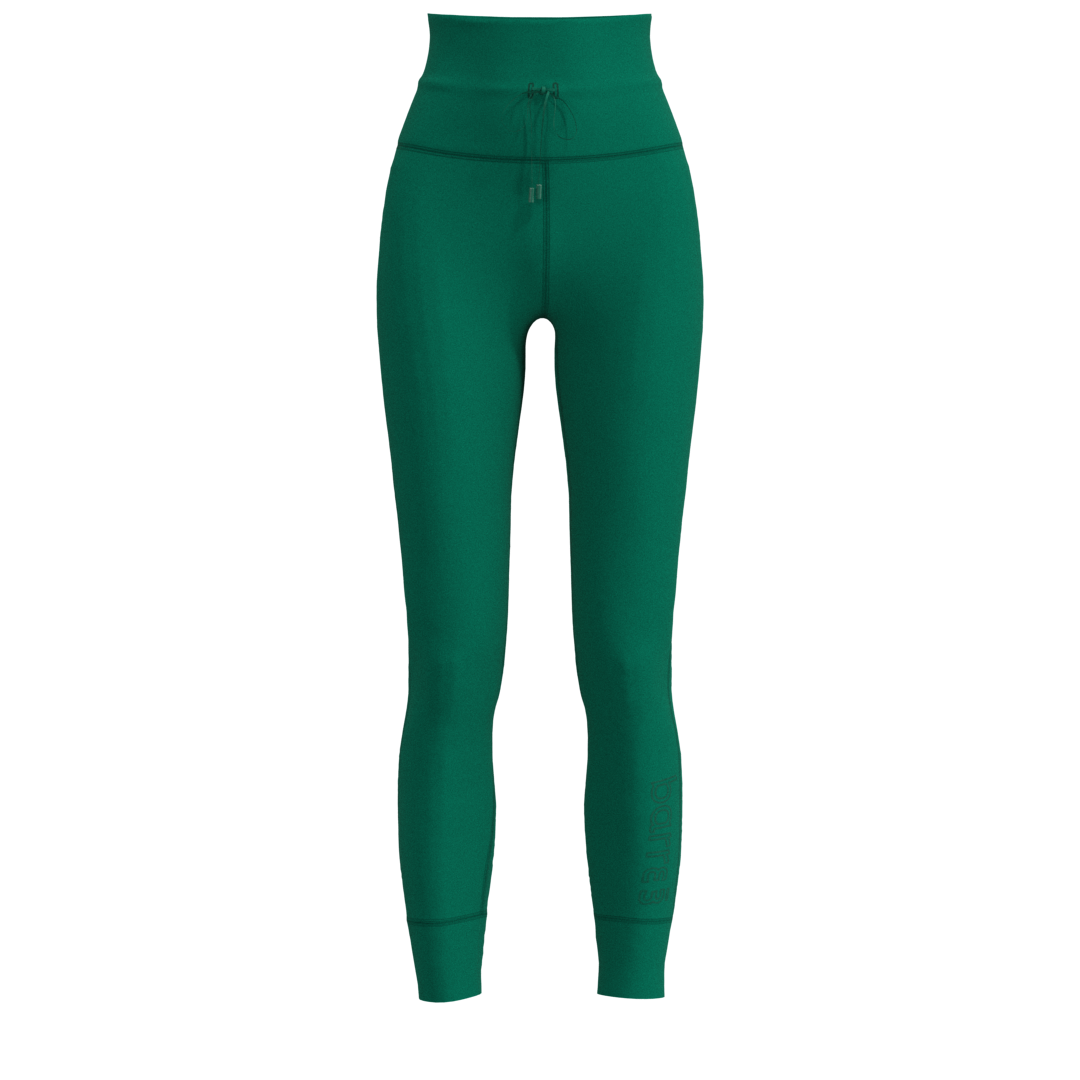 barre3 - TKW080 - W Jogger Legging - Luxe Brushed R - Ultramarine Green