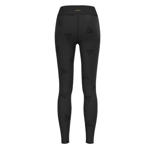 Everesting - TKW001 - W No-Outseam Legging - 4" WB - Luxe Brushed R - Black