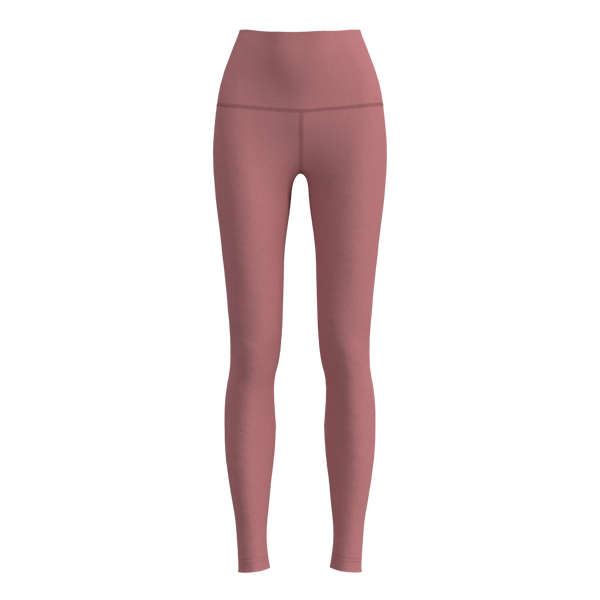 W No-Outseam Legging - 4" WB - Luxe Brushed - Dusty Rose