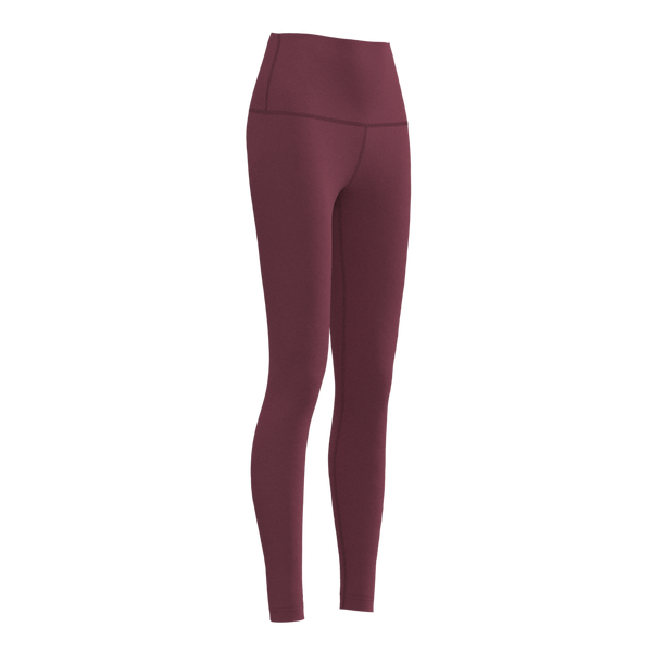 W No-Outseam Legging - 4" WB - Luxe Brushed - Grape Juice