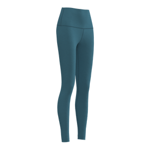 W No-Outseam Legging - 4" WB - Luxe Brushed - Denim