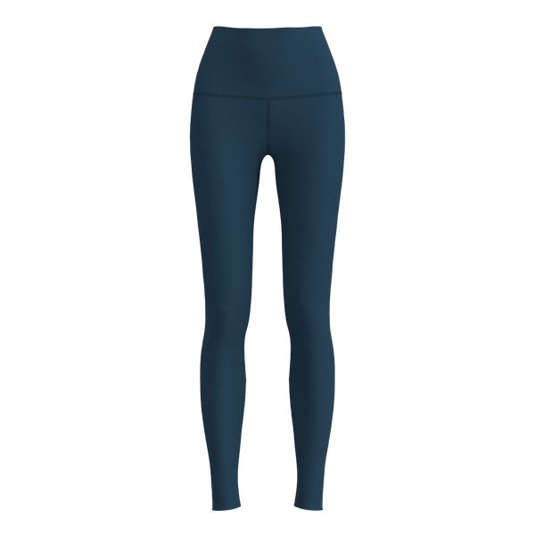 Recreation Sweat - TKW001 - W No-Outseam Legging - 4" WB - Luxe Brushed R - Majolica Blue