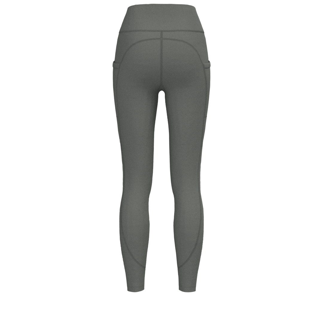 W Pocket Legging - Luxe Brushed - Castor Grey – Tokalon Clothing