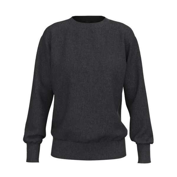 W Oversize Crew Pullover - Armstrong - Charcoal