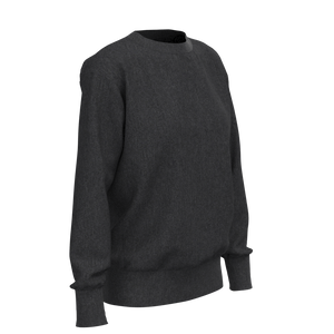 W Oversize Crew Pullover - Armstrong - Charcoal